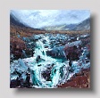 river coupall,glen coe   oil on canvas     76 x 76cm